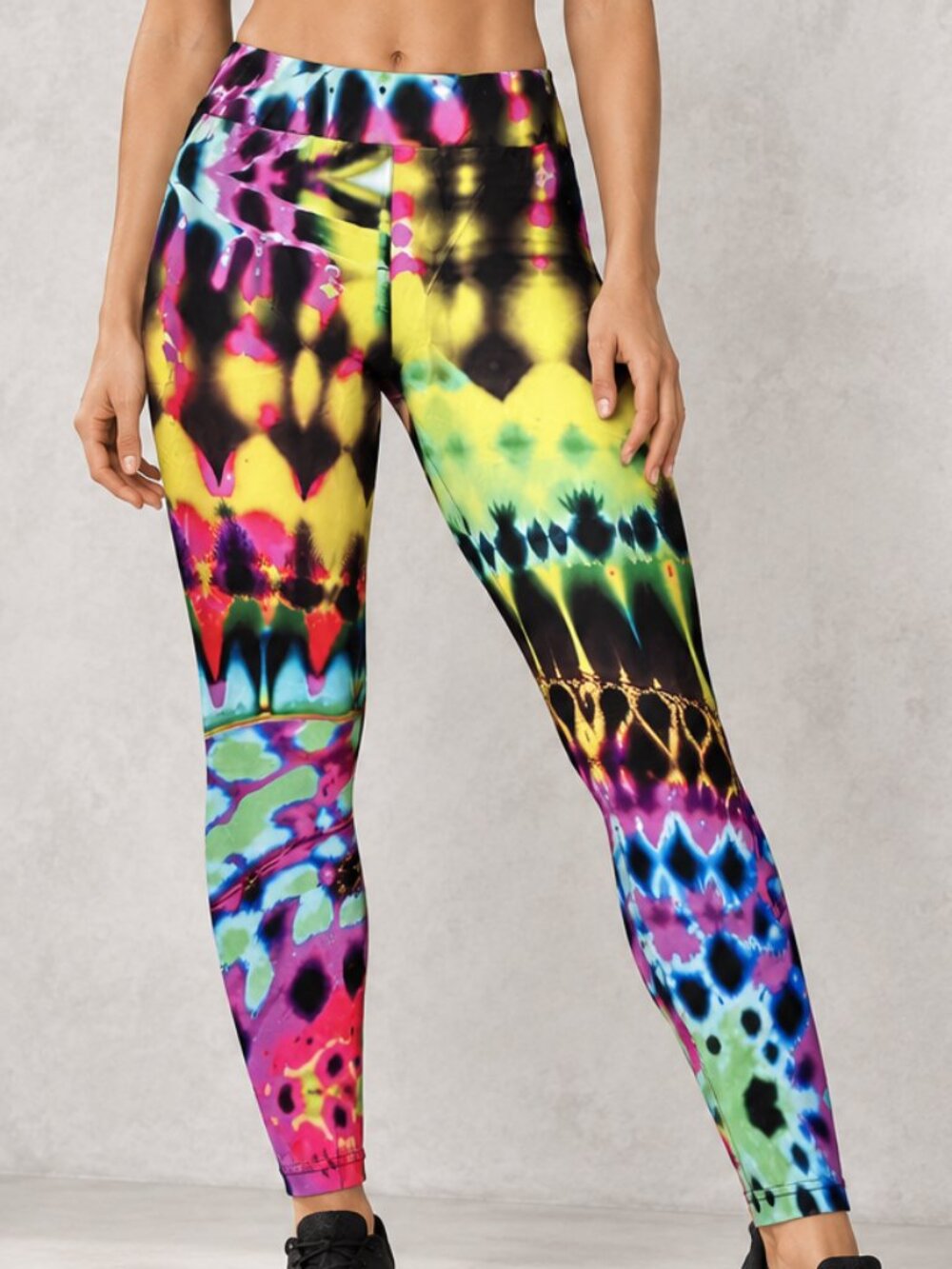Conceptual Subculture Tie Dye Leggings Trippy Festival Rave Art EDM